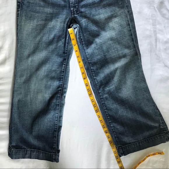 7 For all Mankind Dojo Wide leg crop 31 - Picture 3 of 10